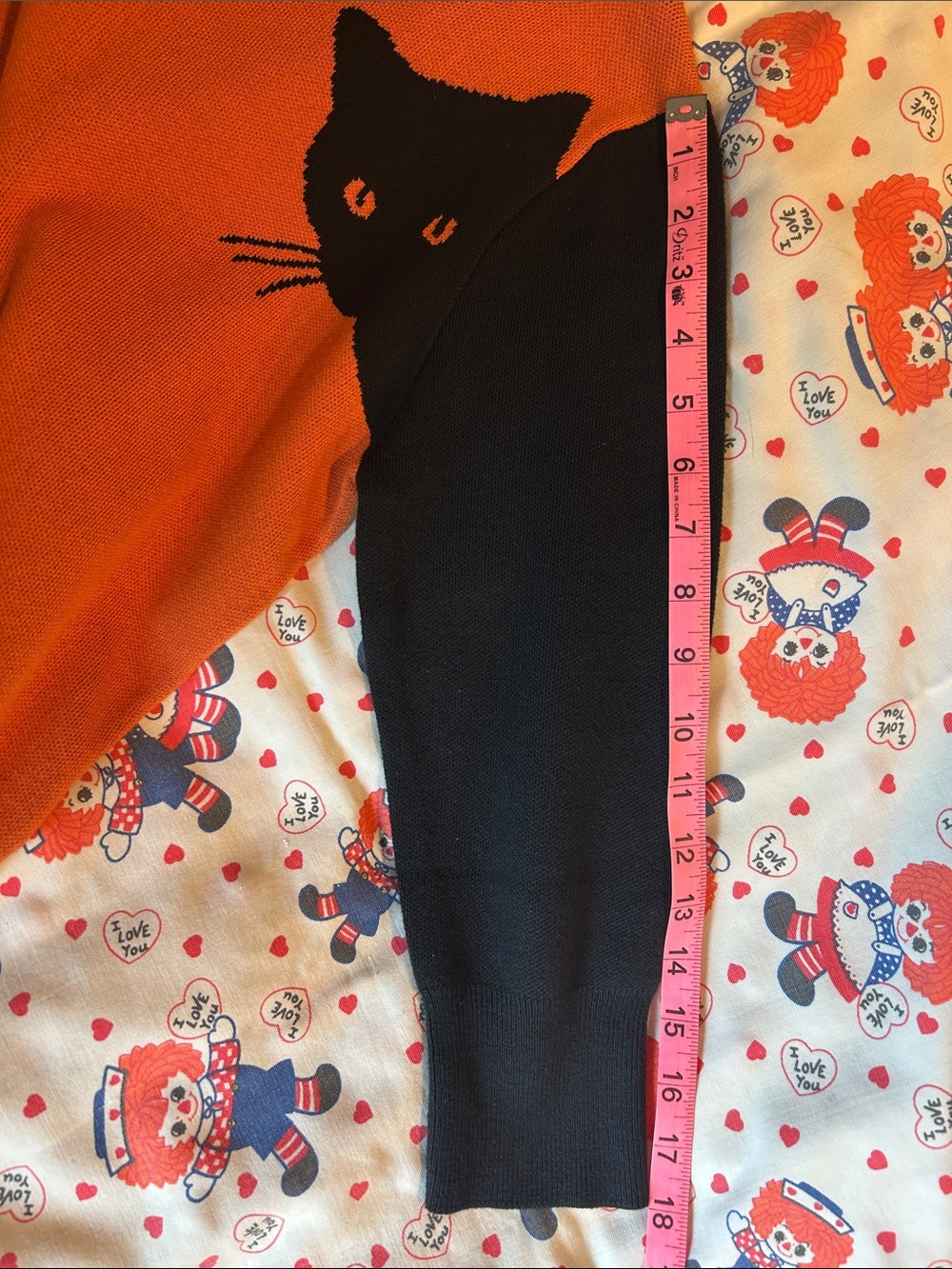 Unique Vintage black cat sweater - Picture 5 of 8